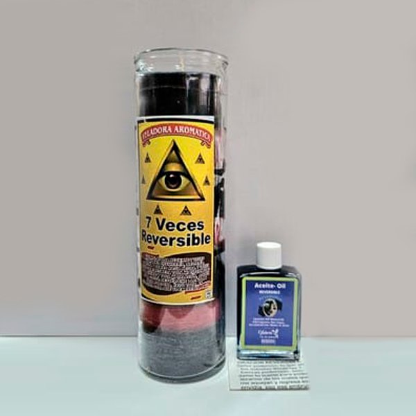 Poderosa vela 7 veces reversible