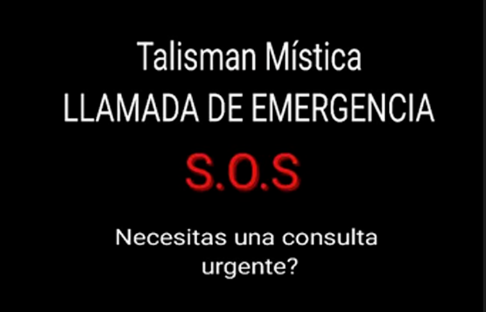 Llamada de emergencia S.O.S